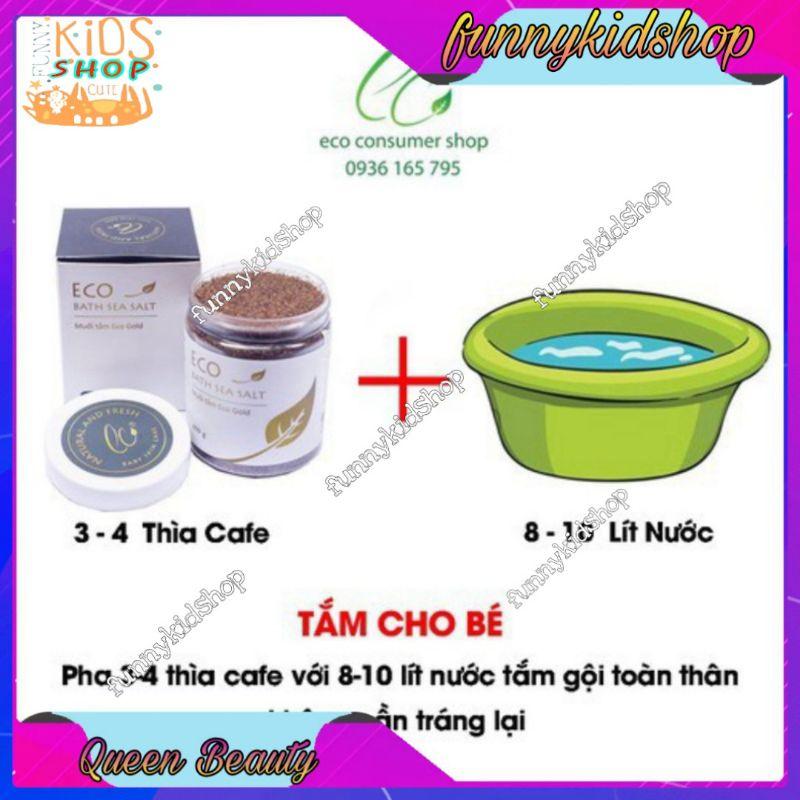 MUỐI TẮM BÉ SINH DƯỢC ECO GOLD 400G - Muối tắm bé eco gold CHO MẸ VÀ BÉ