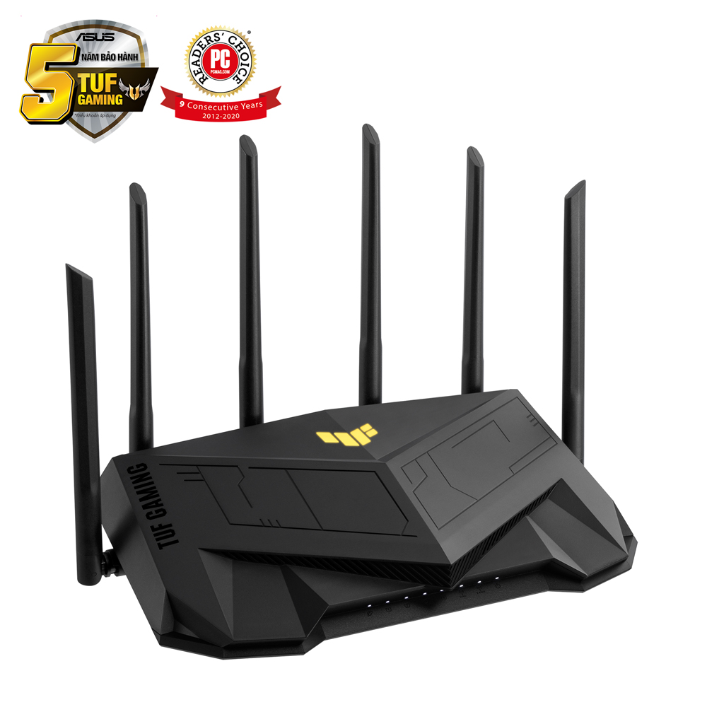 Router Wifi 6 ASUS TUF Gaming AX5400 Băng Tần Kép TUF-AX5400 - Hàng Chính Hãng