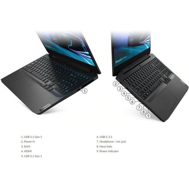 Laptop Lenovo Ideapad Gaming 3i Core i7-10750H / 8GB / 512GB SSD / GTX 1650Ti / FHD / Win 10 / Onyx Black - Hàng Nhập Khẩu Mỹ