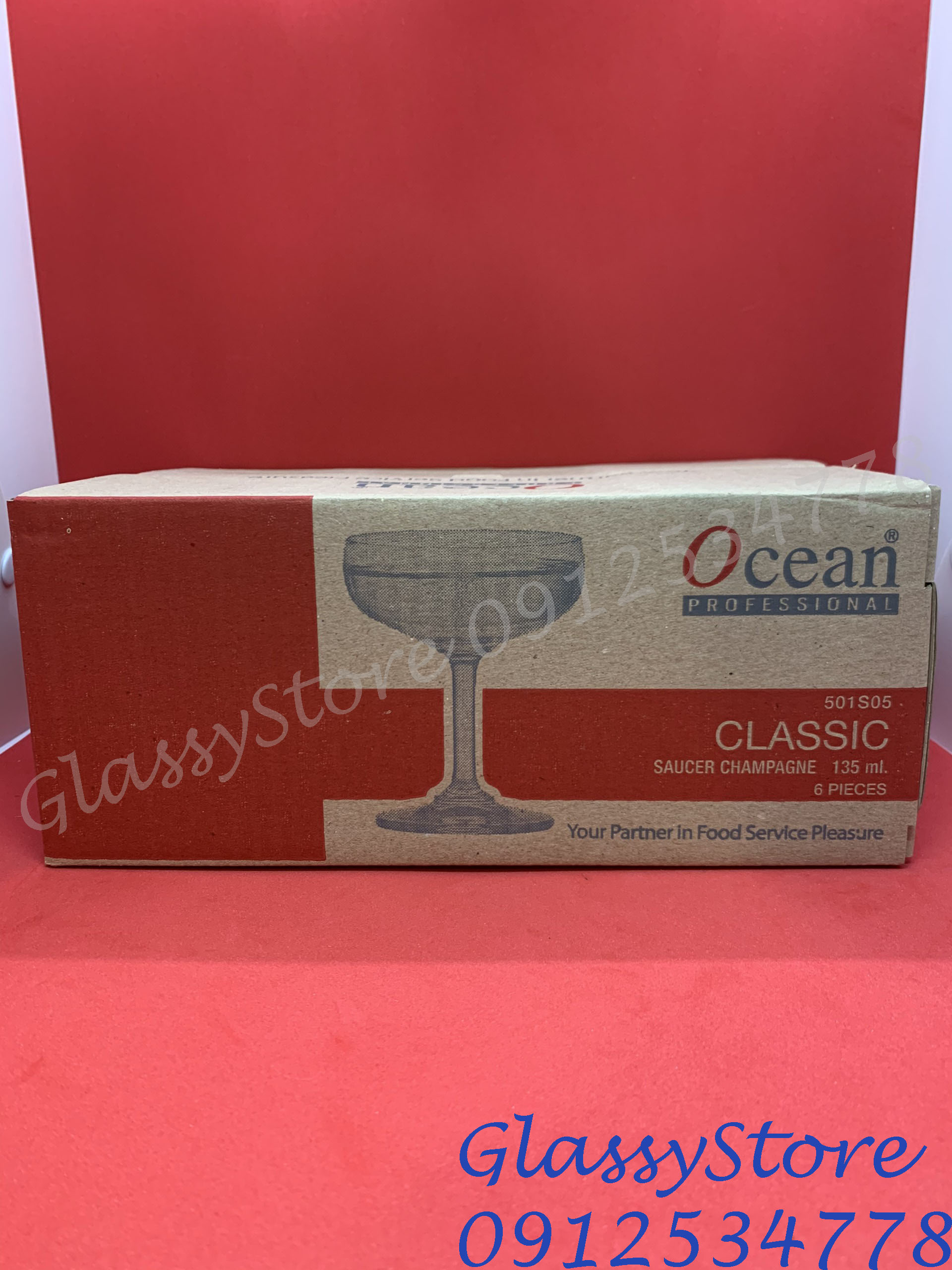 Ly rượu tháp thủy tinh Ocean Saucer Champagne 1501S05 / 1501S07 – Hàng chính hãng
