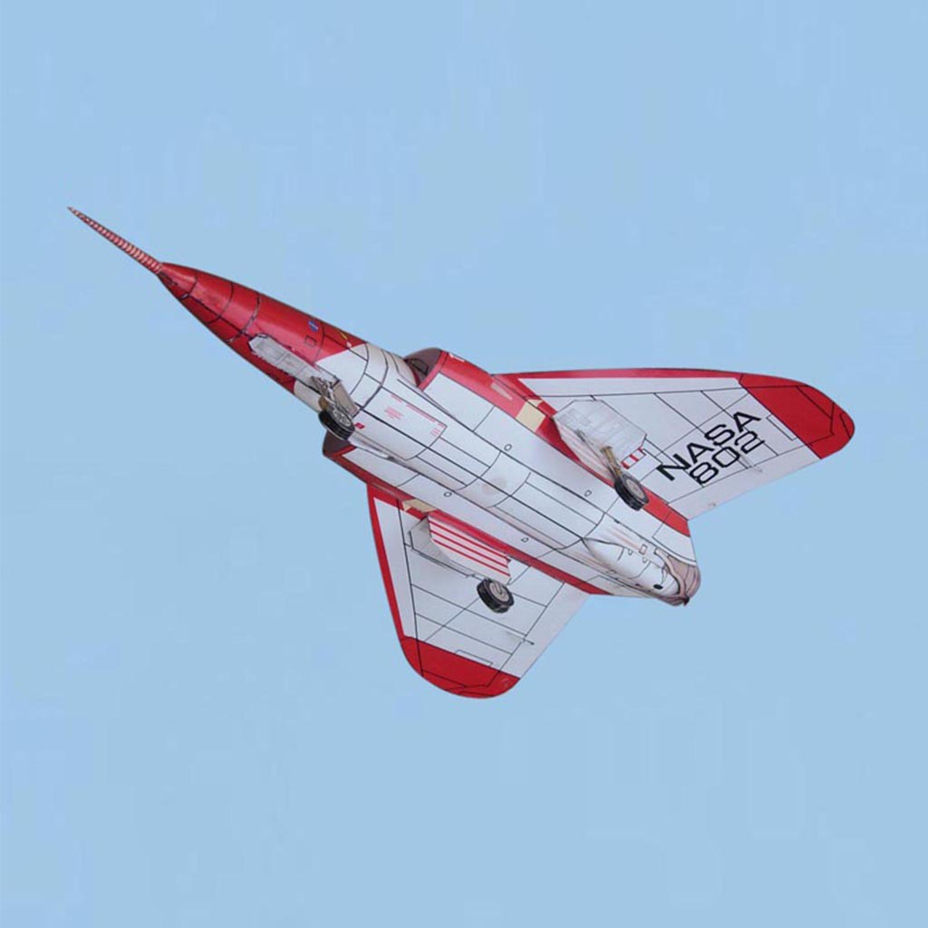 Mô hình giấy máy bay quân sự Douglas F5D Skylancer.