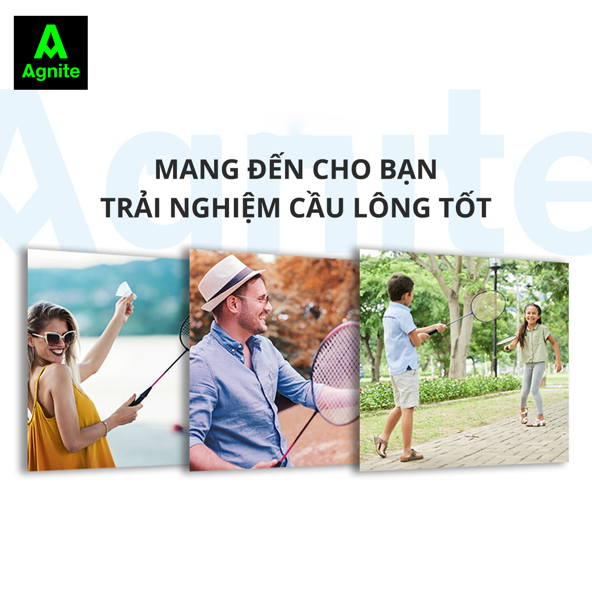 Bộ 2 vợt cầu lông thế hệ mới Agnite, siêu bền, nhẹ TẶNG kèm hộp cầu và túi đựng FH900/FH901