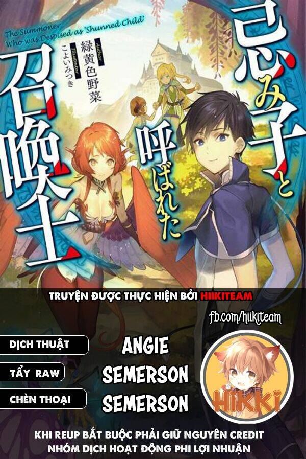 đứa trẻ triệu hồi sư bị nguyền rủa. chapter 3.2 1