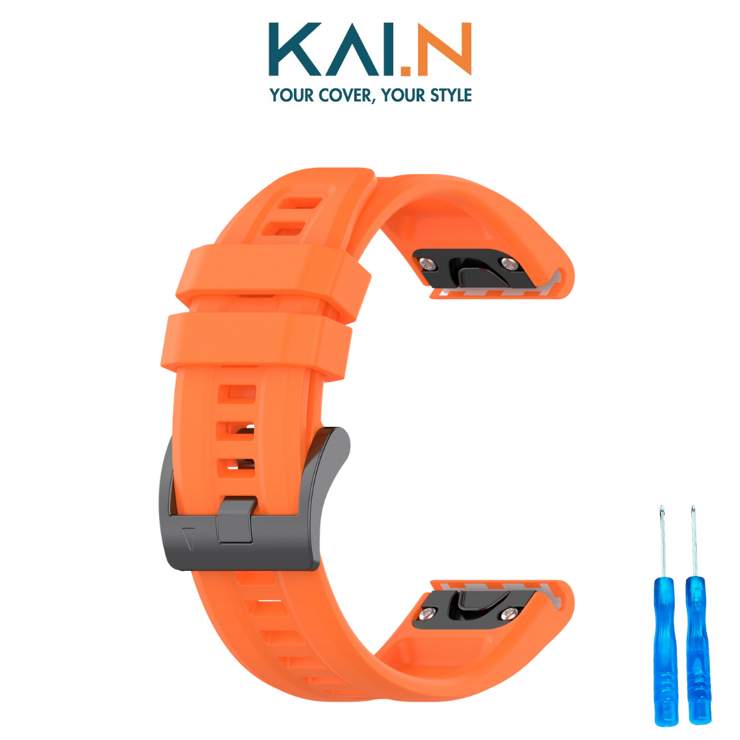 Dây Đeo Thay Thế Dành Cho Đồng Hồ Thông Minh Garmin Quickfit, Kai.N Garmin Sport Armor Band - Hàng Chính Hãng