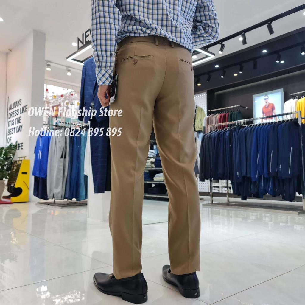 OWEN - () Quần âu nam công sở dáng SLIMFIT sợi NANO mã QS91260 - OWEN Flagship Store