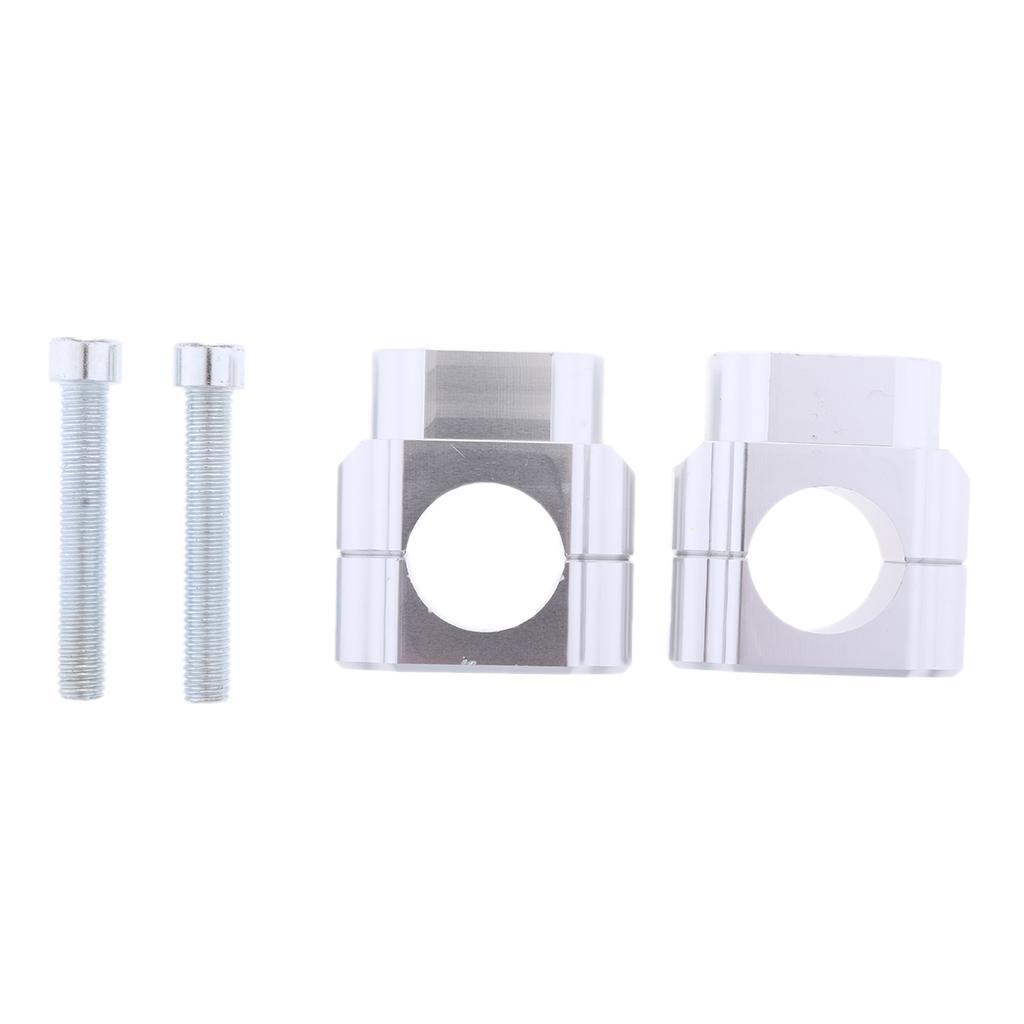 Motorbike Universal Handlebar Mount Clamp Riser Adaptor 28mm Aluminum
