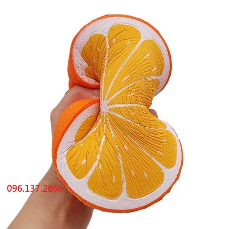 SQUISHY 1/2 QUẢ CAM CỰC ĐẠI KHỔNG LỒ