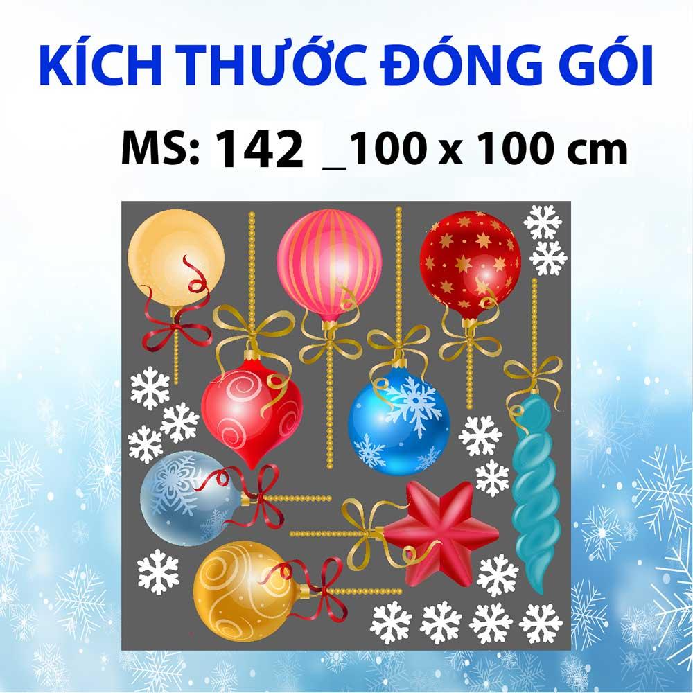DECAL TRANG TRÍ GIÁNG SINH 2023 COMBO SỐ 43