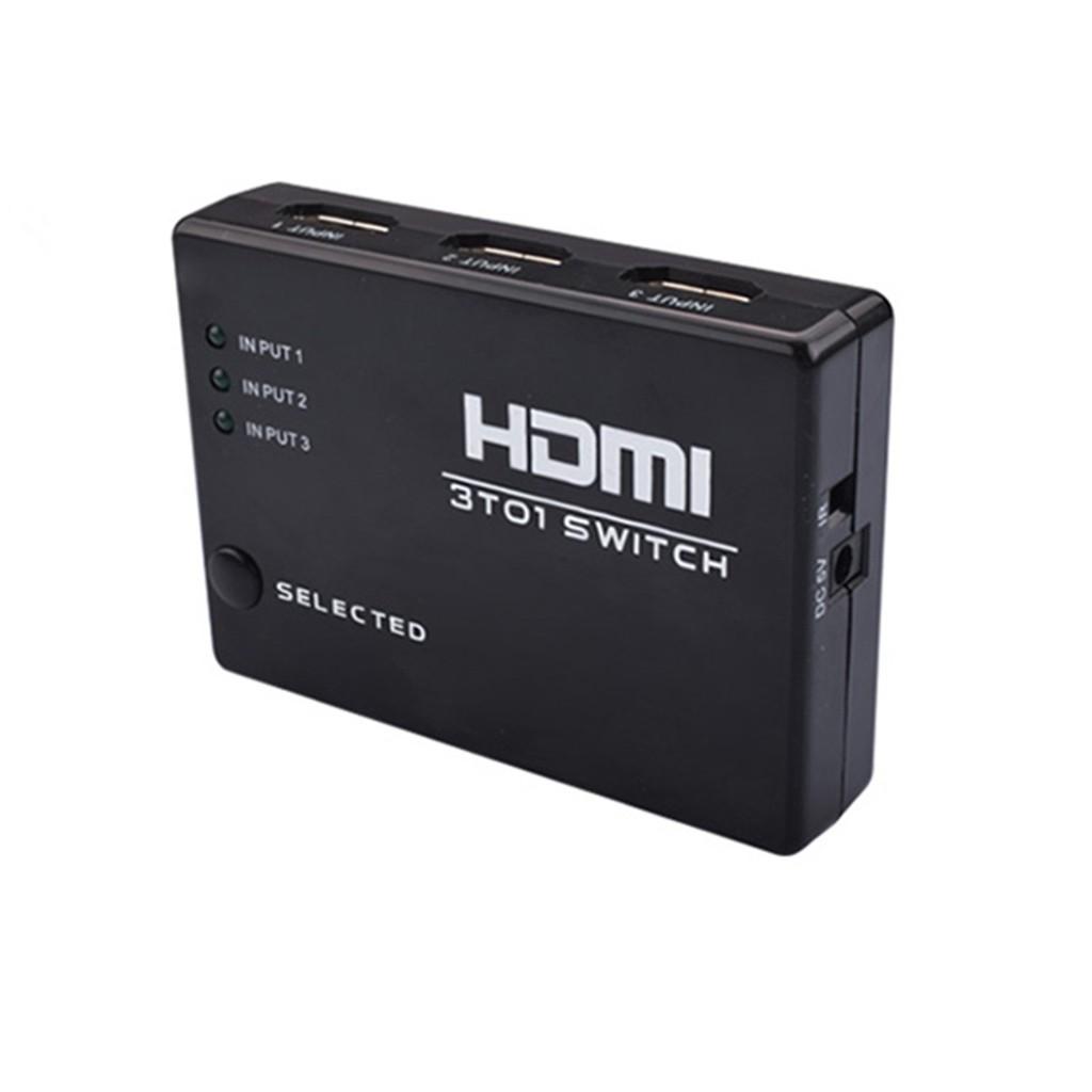 Bộ gộp HDMI 3 vào 1 cho Tivi, Máy chiếu