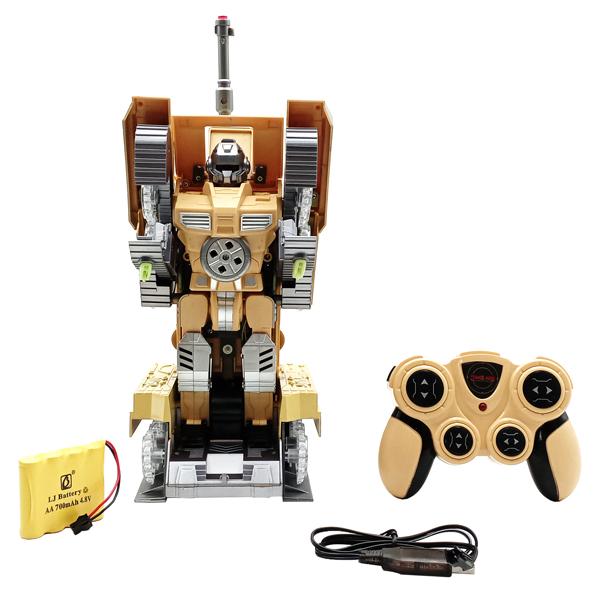 Đồ Chơi Robot Biến Hình Xe Tank Điều Khiển Từ Xa - VECTO VT28165/YE - Màu Be