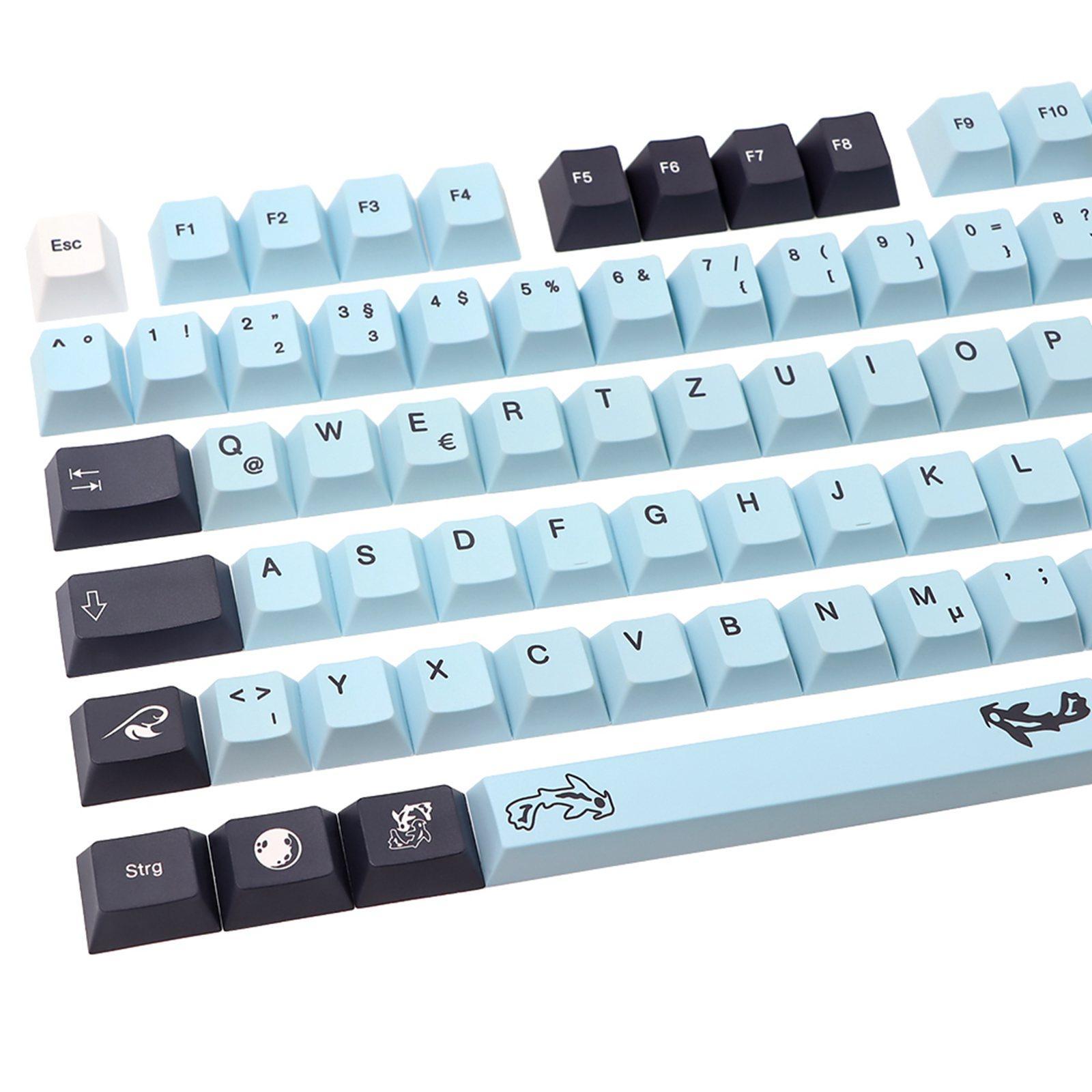 134 Key Mechanical Keyboard PBT Dustproof for