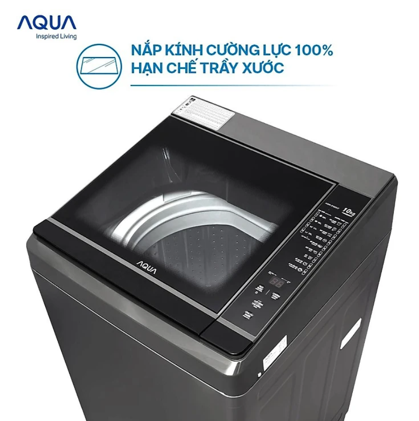 Máy Giặt Aqua 10kg AQW-S100HT.S - Hàng chính hãng