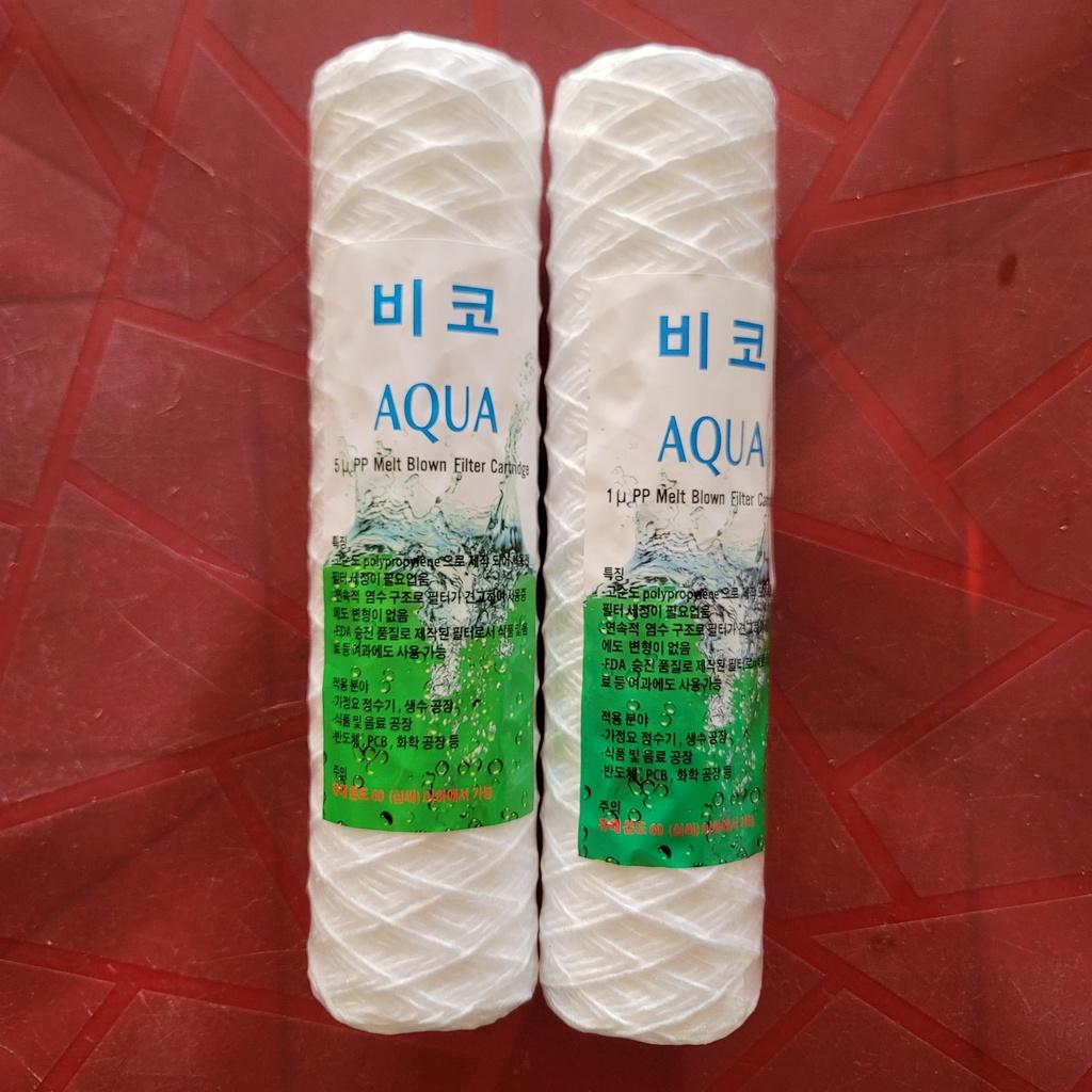 Lõi lọc sợi quấn Aqua 10 inch nhập khẩu Hàn Quốc