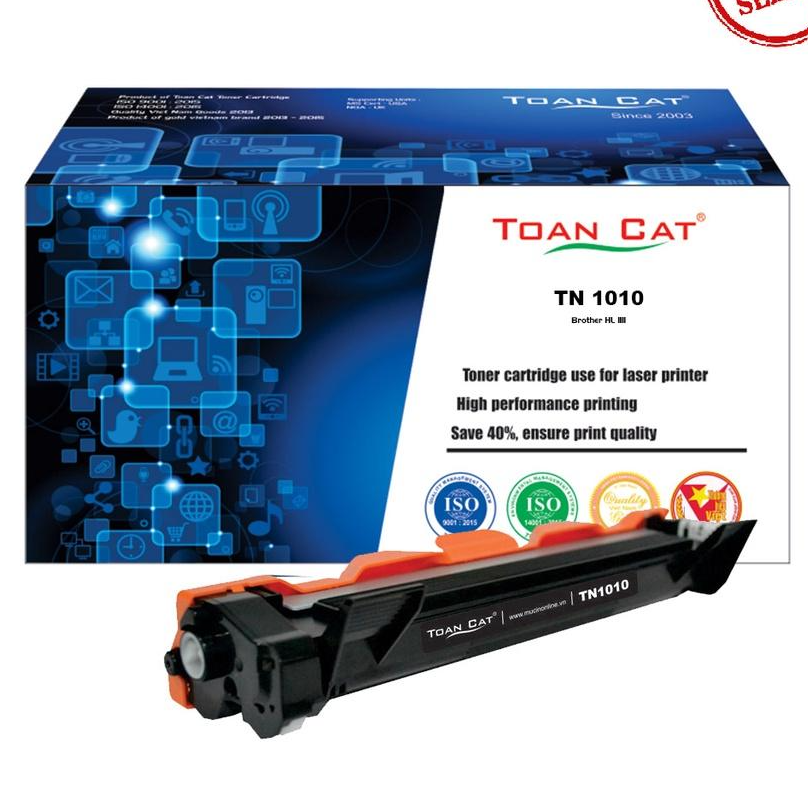 Hộp mực in Toàn Cát - TN 1010 dùng cho máy in Brother HL 1111 - HÀNG CHÍNH HÃNG