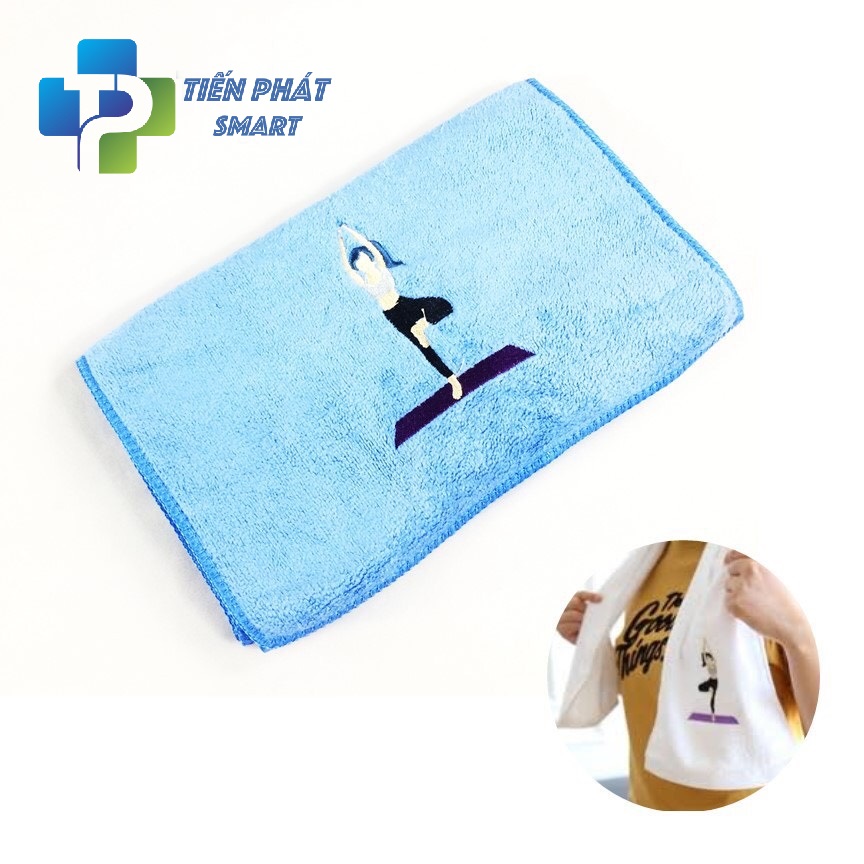 Khăn lau mồ hôi tập Yoga,Khăn cotton thể thao lau thấm mồ hôi