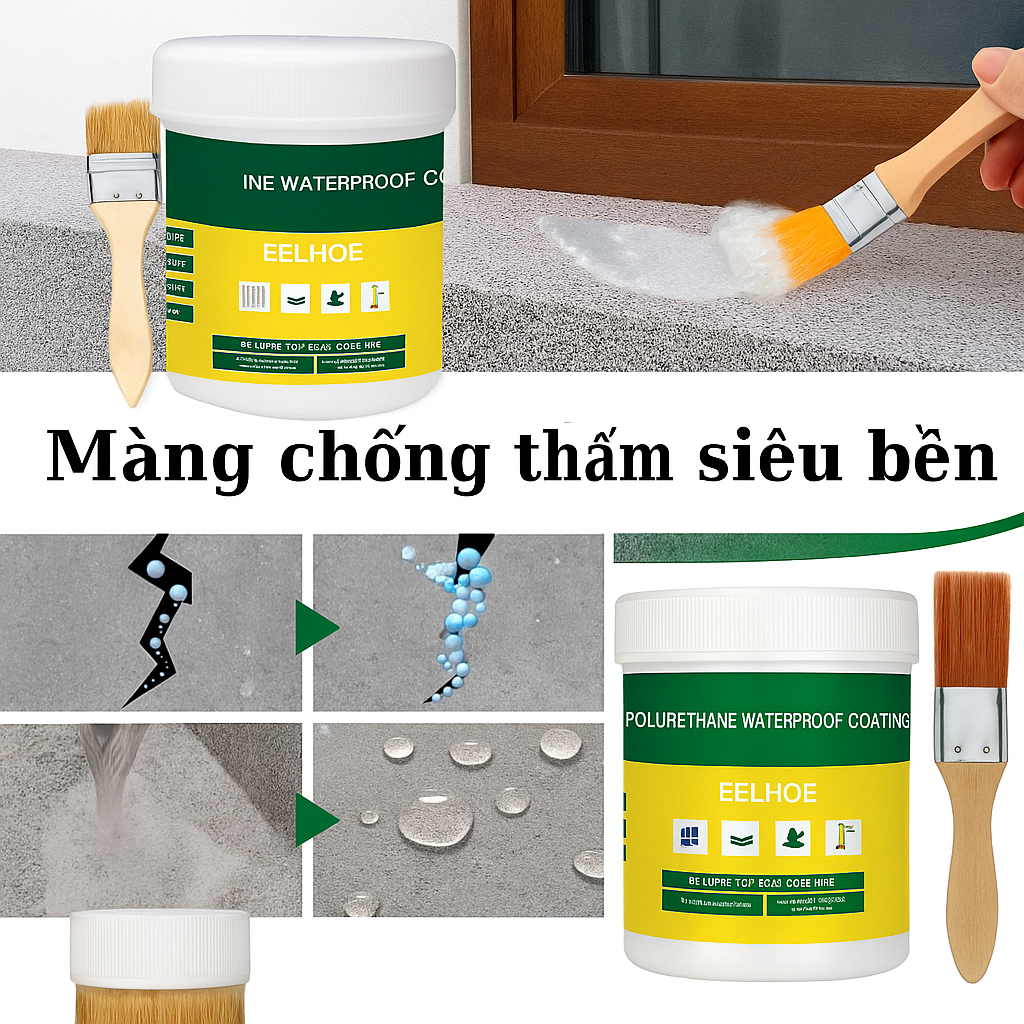 Siêu Keo Chống Thấm Trong Suốt 1KG Nhật Bản – Chống Dột Trần Nhà, Nhà Vệ Sinh, Tường Hiệu Quả 10 Năm