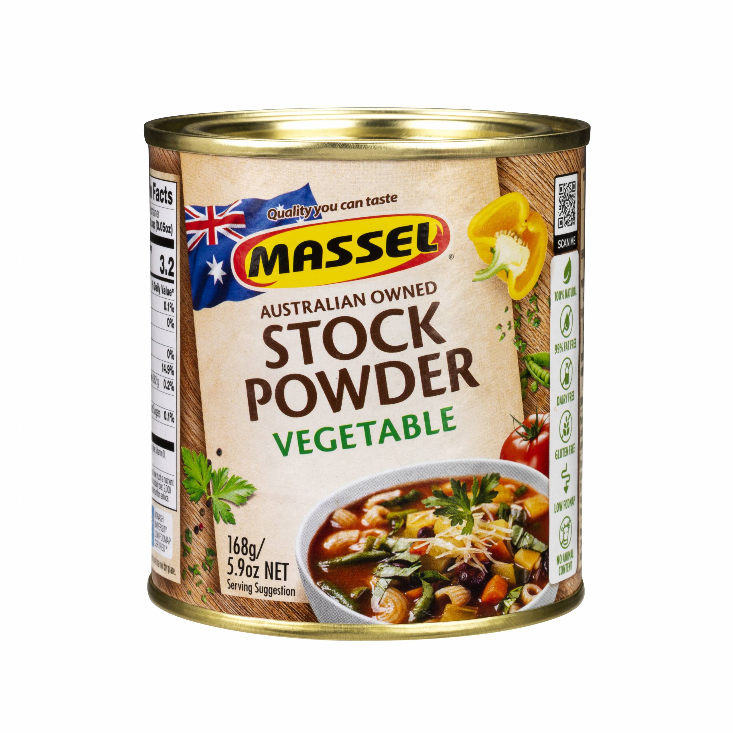 Hạt nêm rau củ Massel Úc 100% từ rau củ thảo mộc bảo vệ sức khỏe, dành cho ăn chay, ăn mặn, ăn kiêng, và cho bé ăn dặm - Massel Official