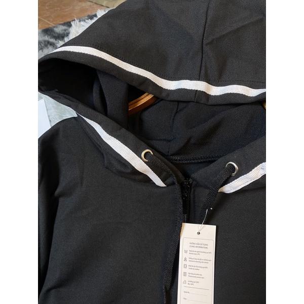 Áo khoác viền rót mũ1 lớp, from to unisex 68kg, chất umi tàu dày đẹp, thời trang 4 mùa