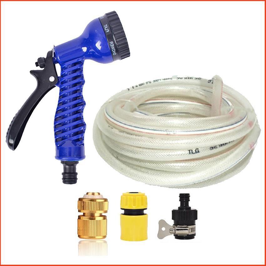 Bộ dây vòi xịt rửa xe, tưới cây, dọn dẹp nhà cửa 3-5m  206843