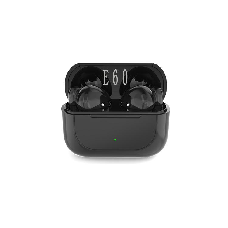 Tai nghe bluetooth kiểu mới nhất E60 mini âm thanh nổi thể thao không dây thực sự bán trong tai thương mại điện tử TWS