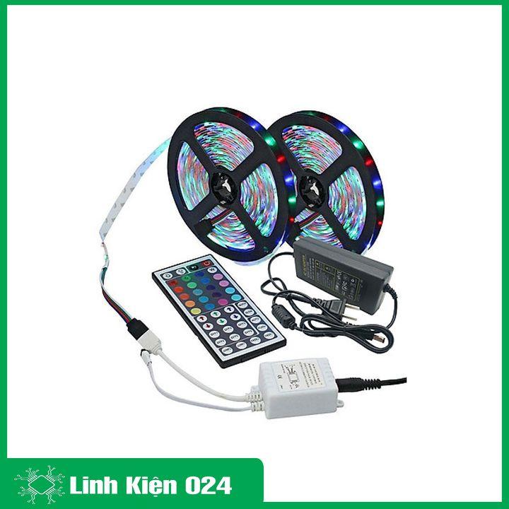 Combo Led dây đổi màu RGB 5050 kèm bộ điều khiển và nguồn