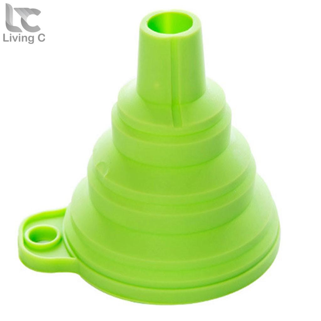 Phễu Silicon chịu nhiệt chống ám mùi gấp gọn tiện lợi Living C _P19