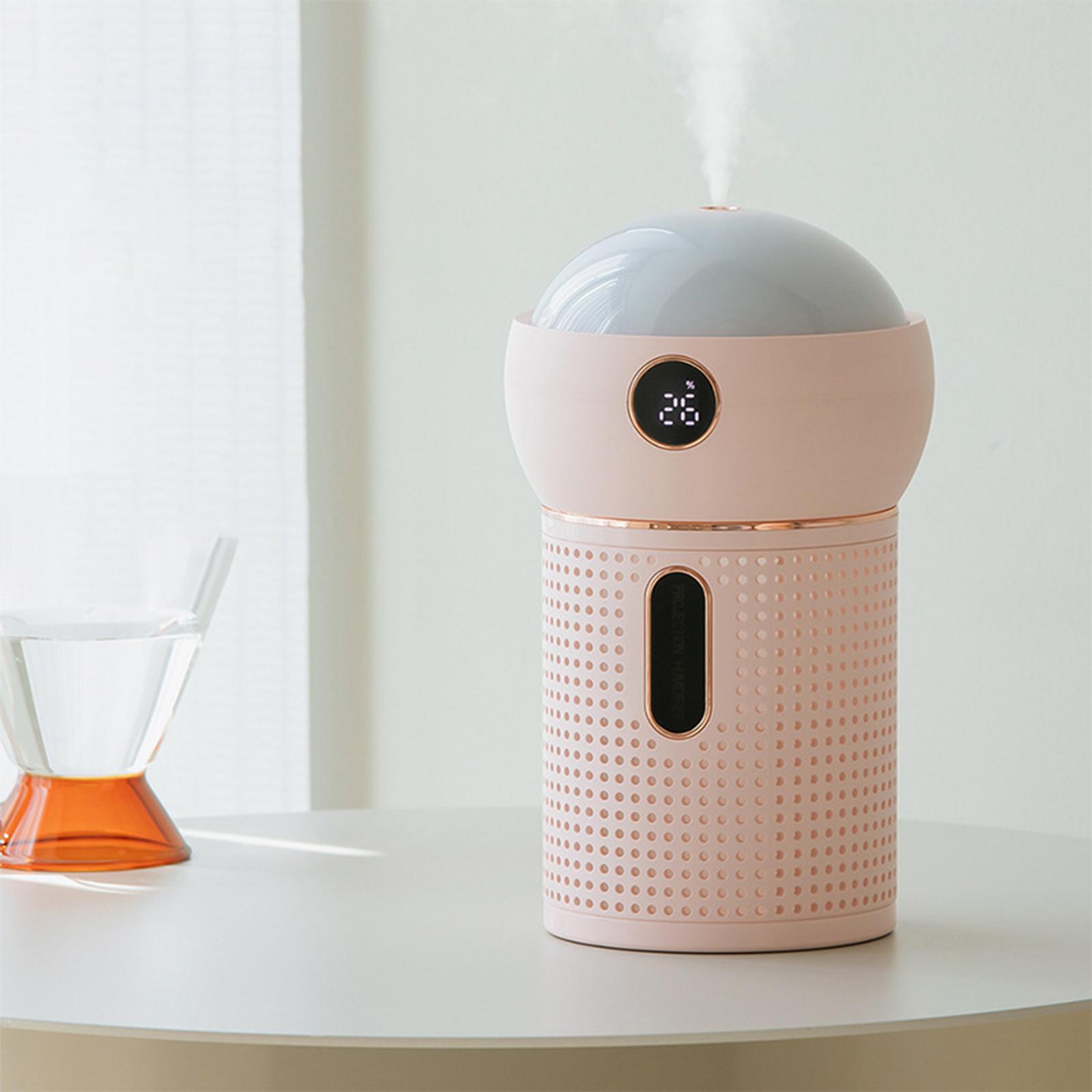 630ml Mini Humidifier Air Purifier Aroma Essential Oil Diffuser Night Light