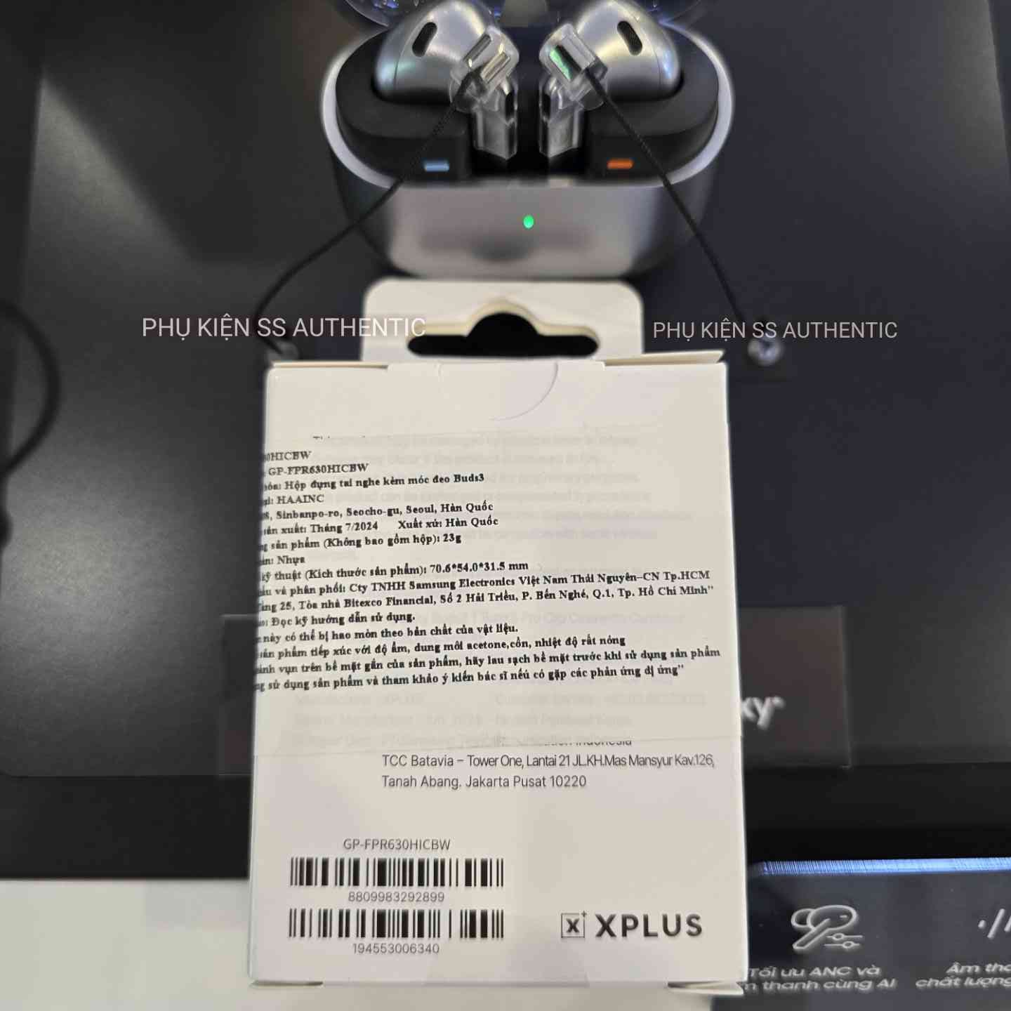 Hộp đựng tai nghe kèm móc đeo Galaxy Buds3, Buds 3 pro - Hàng Chính hãng Samsung