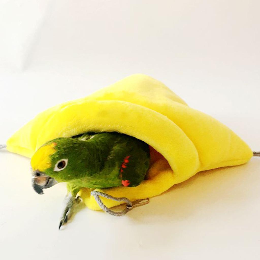 Pet Bird Parrot Sleeping Bed Cotton Hammock for Small Parakeets