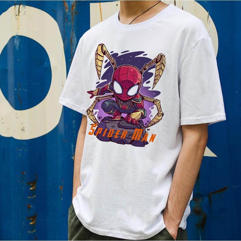 Hàng HotÁo Thun Giá Rẻ Tay Lỡ SPIDER MAN - Áo Thun UNISEX Tay LỡCực Chất