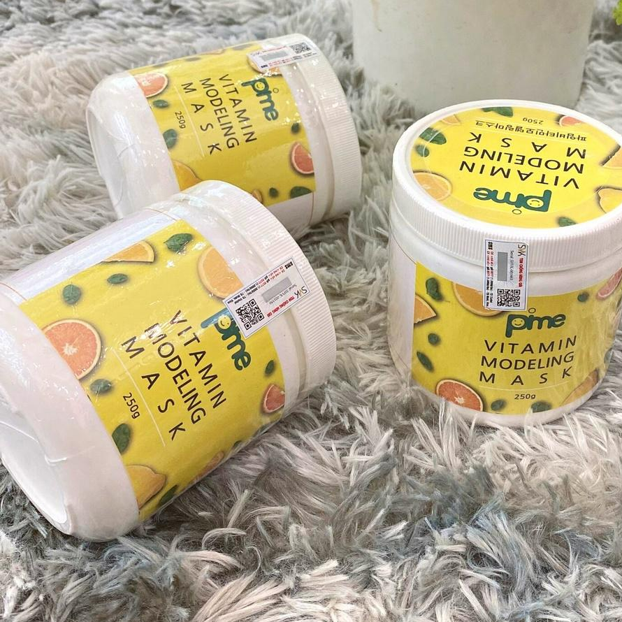 Mặt nạ dẻo Pime Vitamin Modeling Mask hỗ trợ sáng da mờ thâm nám, hạn chế mụn, dầu thừa