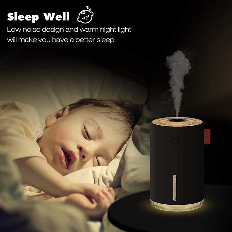 Top Bán Nhỏ Không Khí Ẩm Cho Phòng Ngủ Thoáng Mát Sương Máy Tạo Ẩm, Phun Sương USB Cá Nhân Để Bàn Hương Thơm Khuếch Tán Tự Động Ngủ Ánh Sáng Ban Đêm
