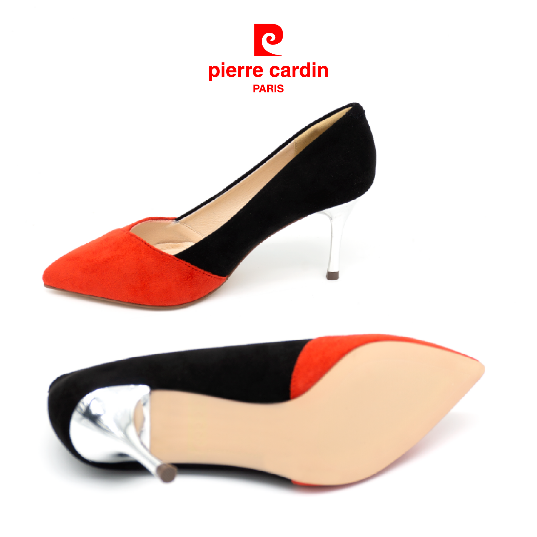 Giày cao gót Pierre Cardin PCWFWSD097BLK màu đen