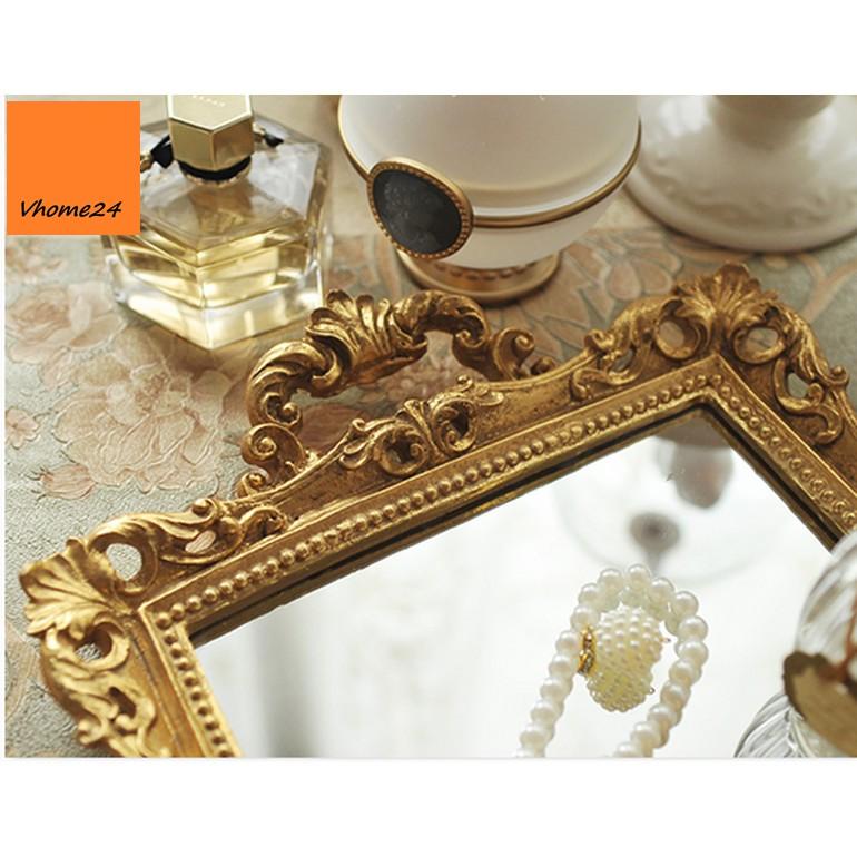 KHAY GƯƠNG CỔ ĐIỂN CHỮ NHẬT GTD170