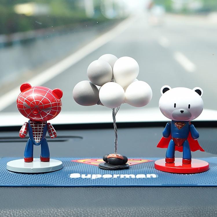 6 League of Legends Bear Car Decorations Car Interior Accessories Creative Center Console Decorations