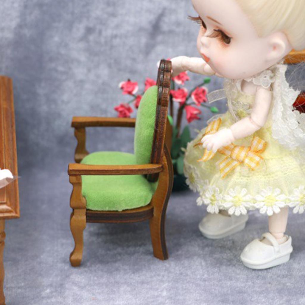 Foldable High Chair & Cradle Toy for Reborn Doll MellChan Baby Doll