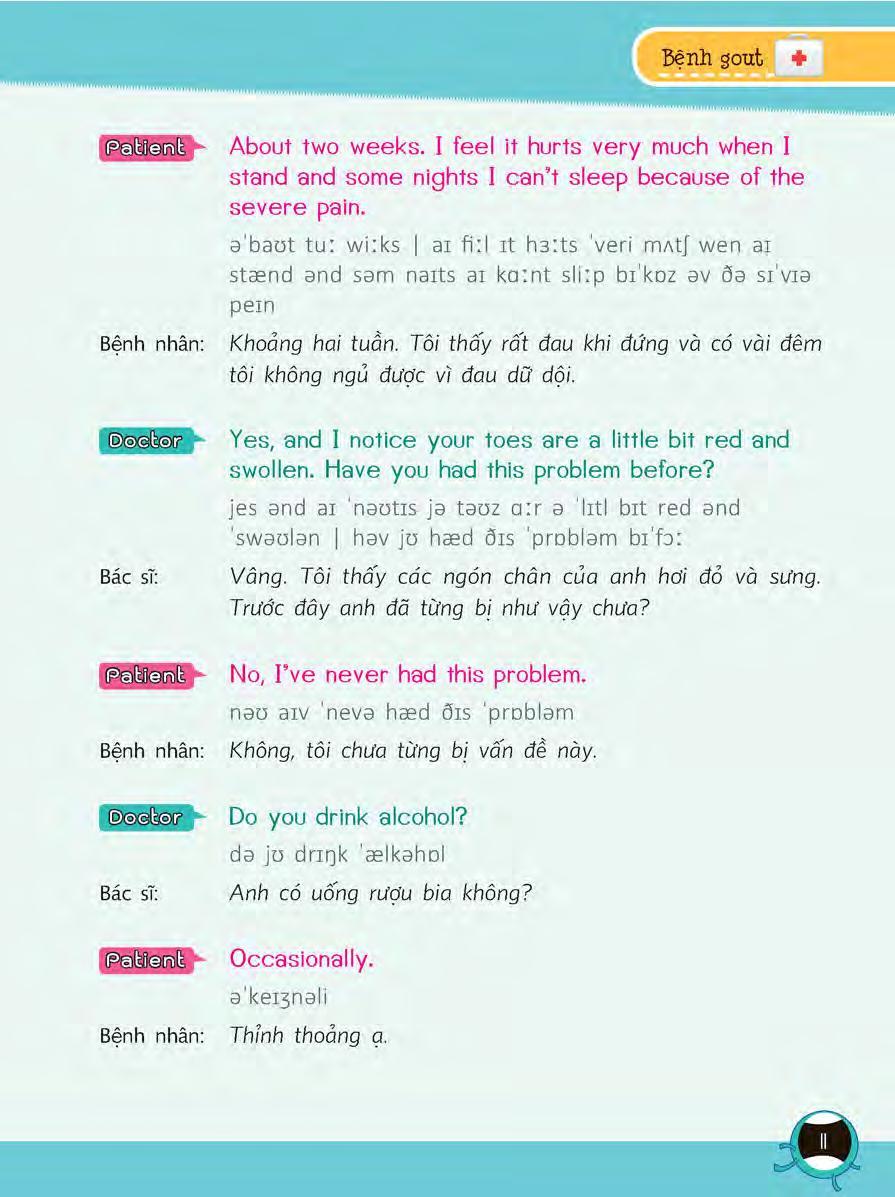 Sách Tiếng Anh Giao Tiếp Dành Cho Bác Sĩ Và Bệnh Nhân