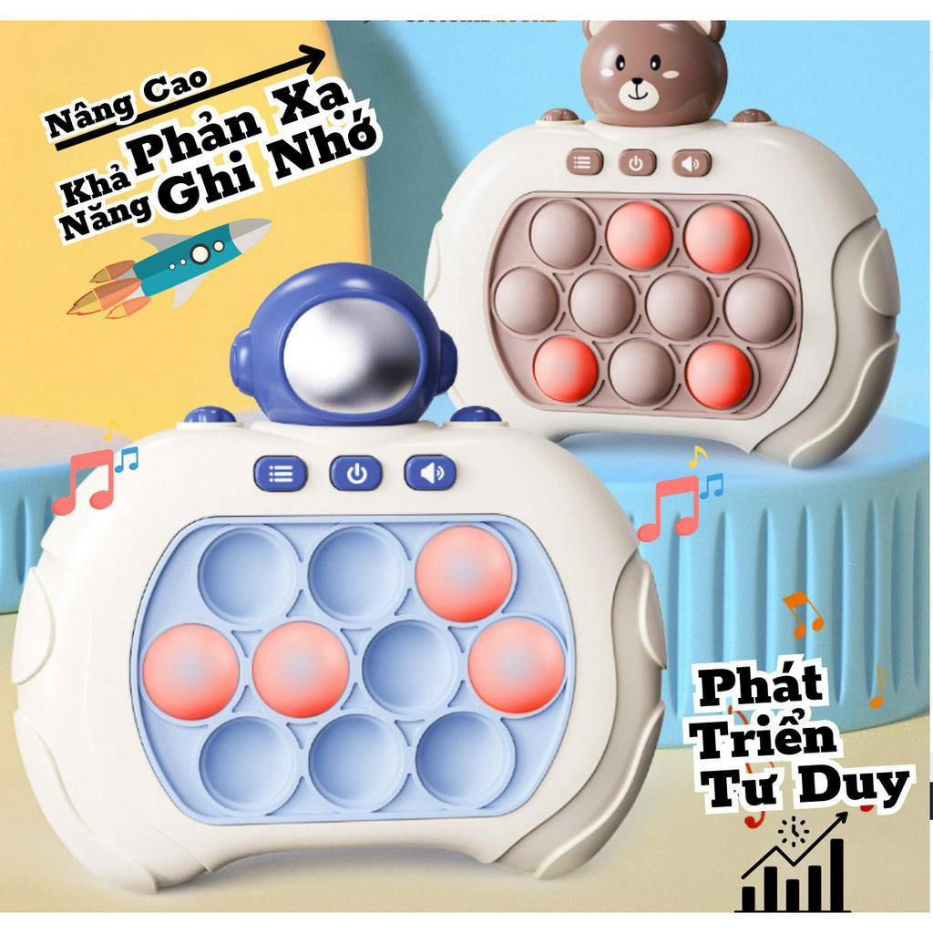 MÁY ĐỒ CHƠI THÔNG MINH POP IT THẾ HỆ MỚI – MÁY CHƠI GAME BẤM NÚT THEO NHẠC