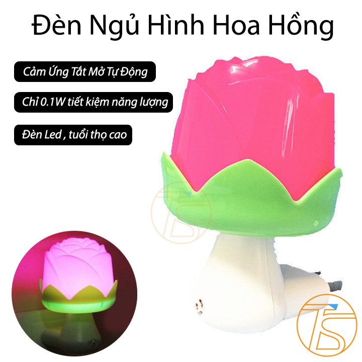 Đèn Ngủ Led Cảm Ứng Ánh Sáng Tắt Mở Tự Động Thông Minh Tiết Kiệm Điện Năng Chỉ 0.1W