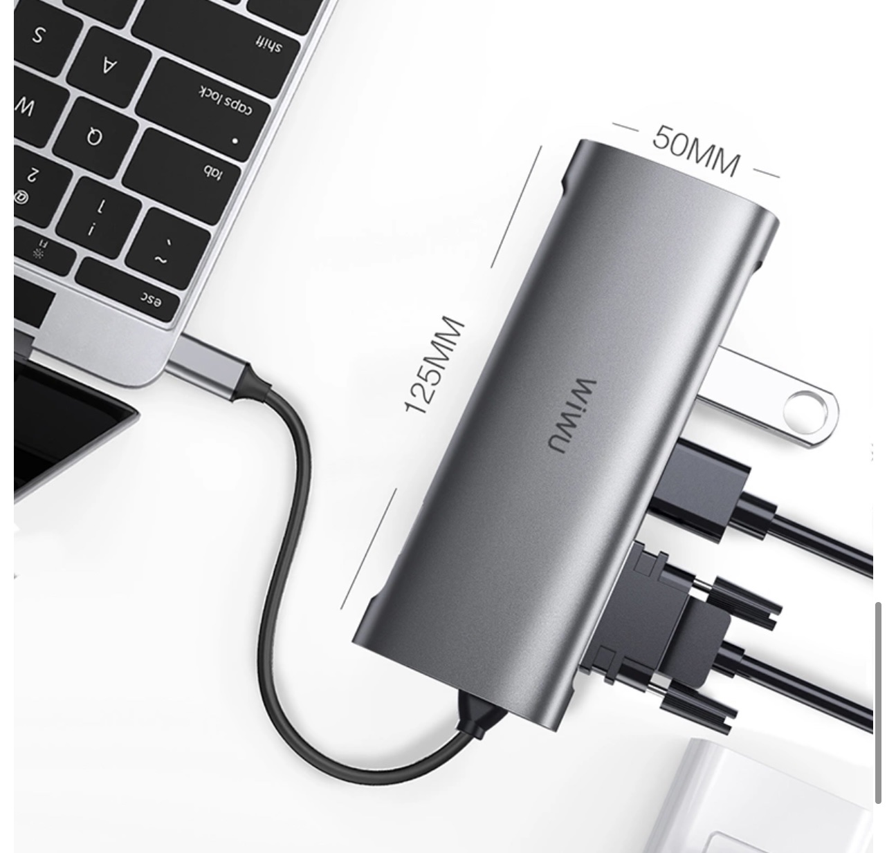 BỘ CHUYỂN ĐỔI WIWU ALPHA A11312H 11 IN 1 USB TYPE C HUB Chất Liệu Hợp Kim Nhôm, Khả Năng Tương Thích Rộng Rãi - Hàng Chính Hãng