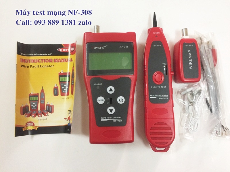 Máy test mạng, dò dây Noyafa NF-308 Hàng chính hãng