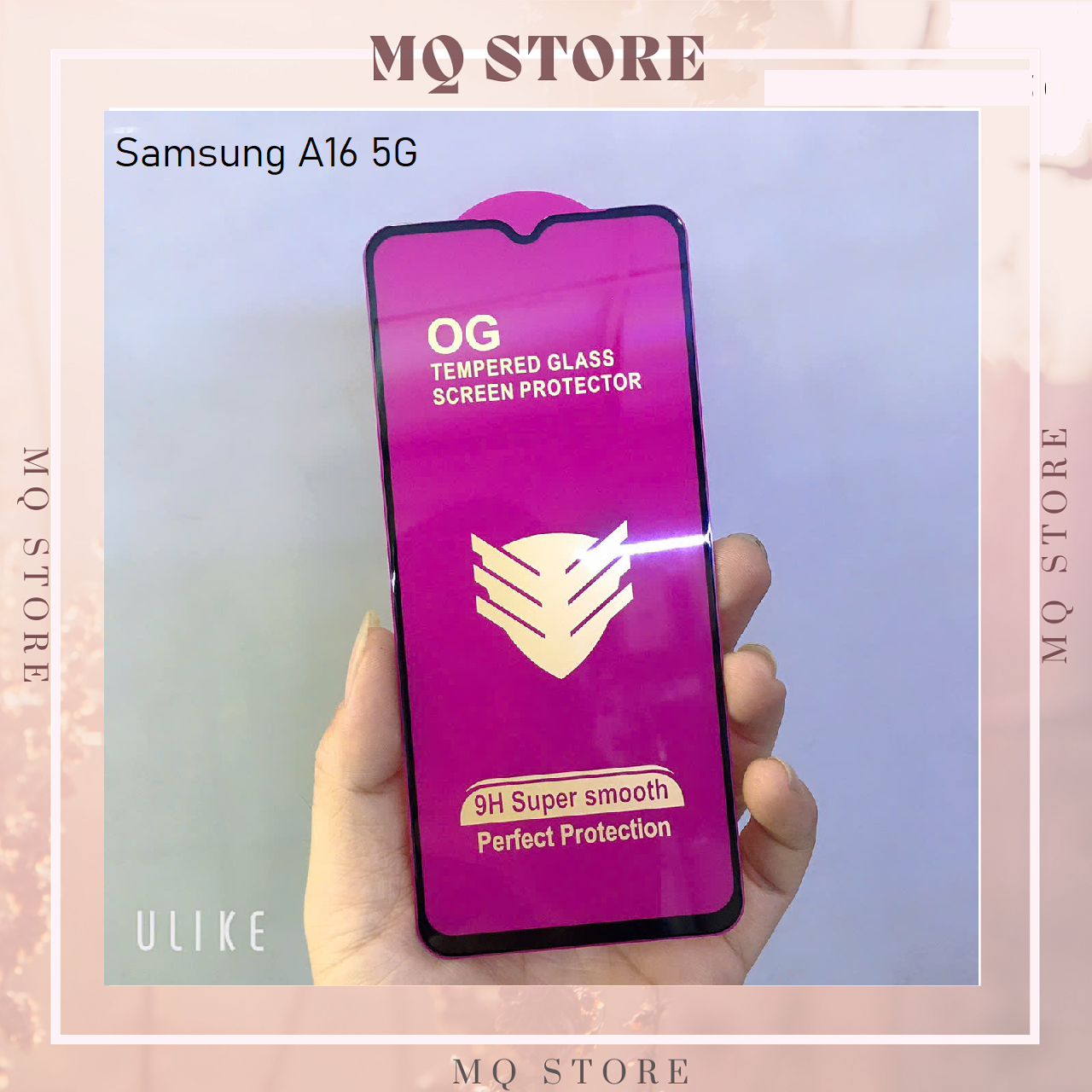 Kính cường lực cho Samsung A16 5G full màn hình 6d cao cấp( hàng chính hãng)