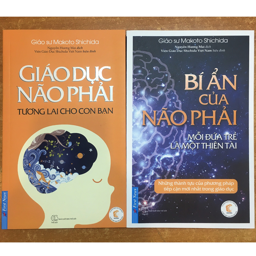 Combo 2 Cuốn Sách Nuôi Dưỡng Tâm Hồn Và Phát Triển Năng Lực Trẻ Toàn Diện: Giáo Dục Não Phải -  Tương Lai Cho Con Bạn + Bí Ẩn Của Não Phải - Mỗi Đứa Trẻ Là Một Thiên Tài