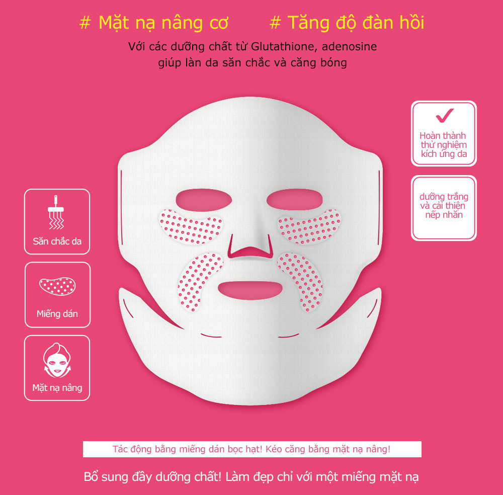 Mặt Nạ Nâng Cơ Dưỡng Da Săn Chắc Chuyên Sâu SNP RED TENSION FIRMING LIFTING MASK