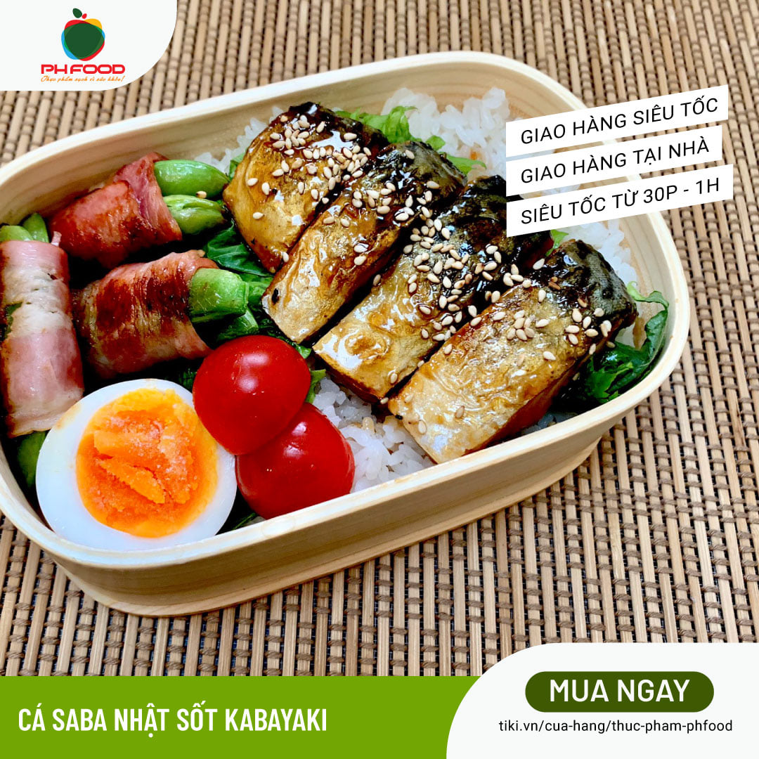 - Cá Saba Fillet Nướng Tẩm Kabayaki Gói 550Gram