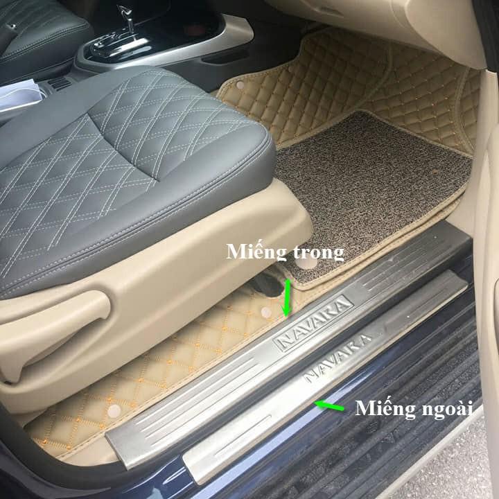 Combo 8 miếng ốp bậc cửa Navara mẫu inox