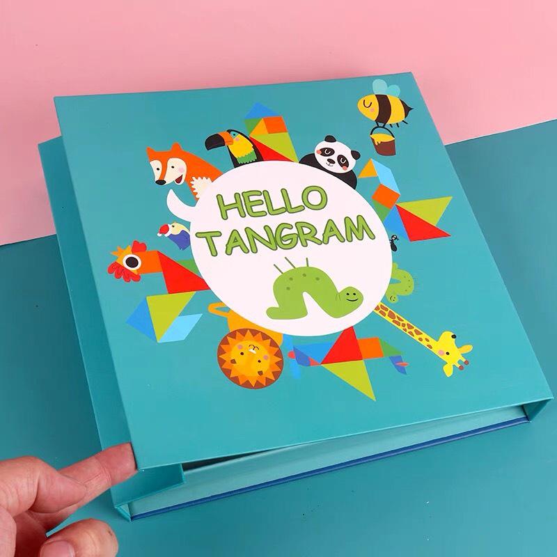 Tangram có tranh ghép hình sáng tạo cho bé