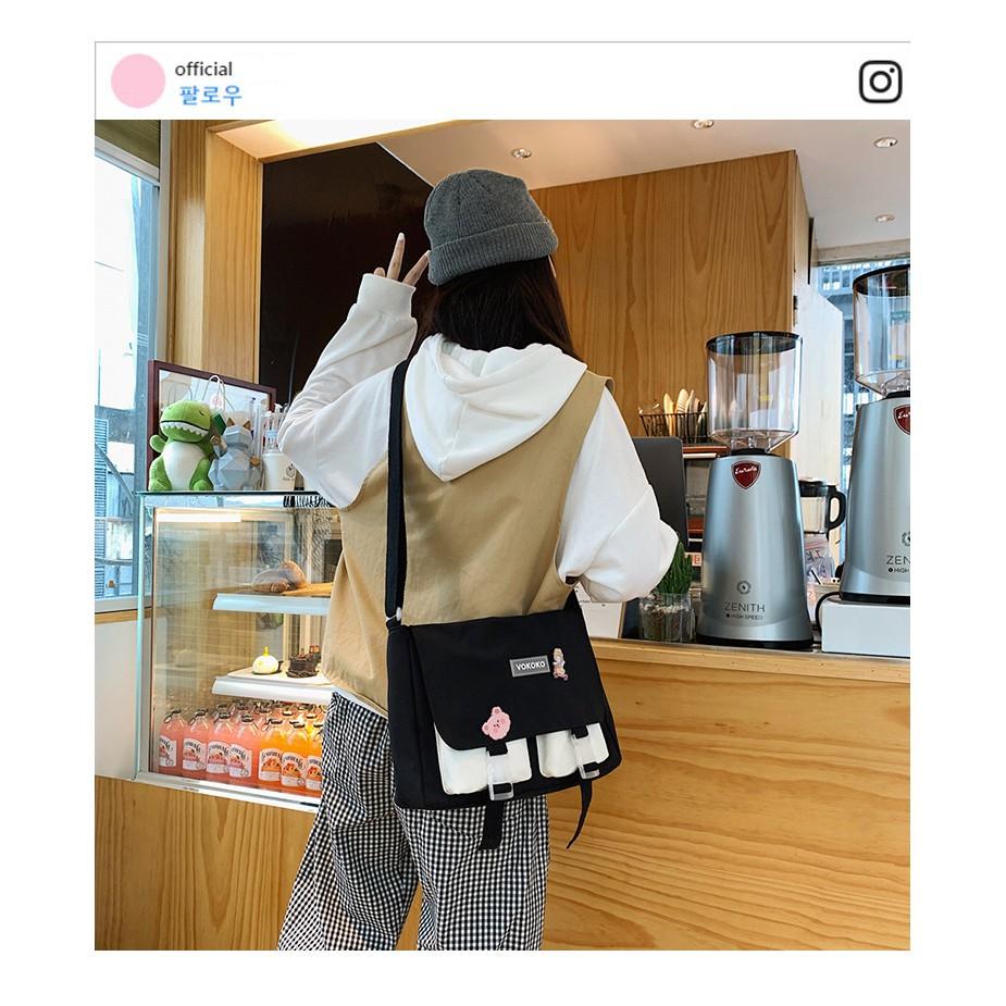 Túi Đeo Chéo Nữ - Túi Vải Chống Nước - Túi Vải cá tính 2021