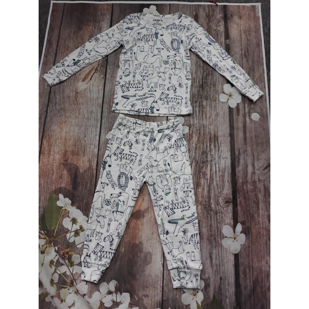 Bộ quần áo Cater bé trai dài tay cotton 4 chiều hàng đẹp chuẩn size bỏ shop