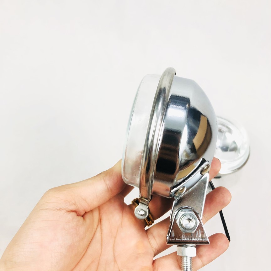 Đèn cảng tròn pha sương Nhỏ đích INOX màu trắng 0215 Chân H3 55W 12V dùng được cho nhiều loại xe Green Networks Group